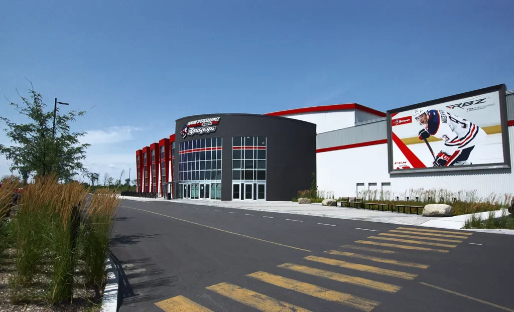 Centre d'excellence Sports-Rousseau - Façade