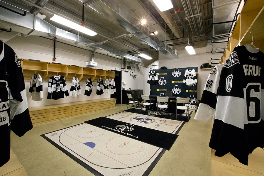 Centre d'excellence Sports-Rousseau - Chambre des joueurs