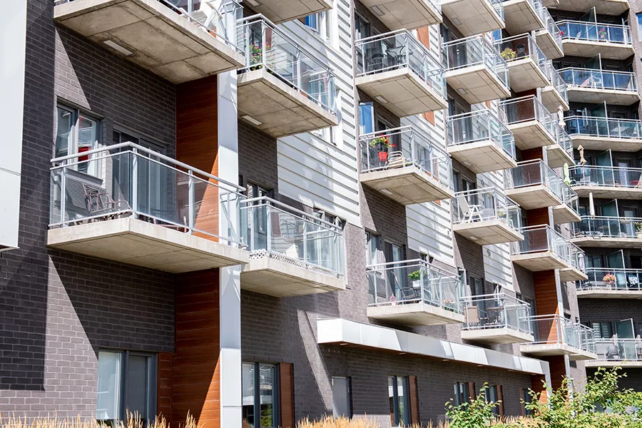 Chartwell Le Teasdale - Gros plan des balcons