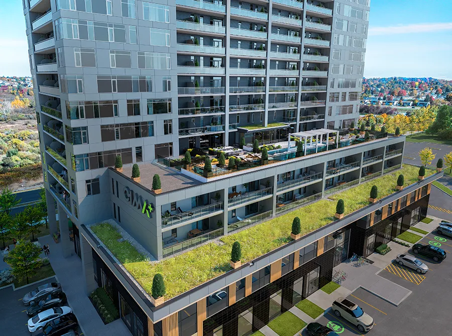 La Cité Gatineau - Toiture verte