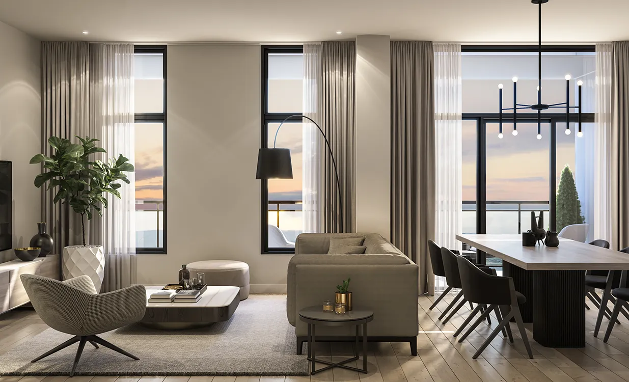 La Cité Gatineau - Penthouse espace de vie