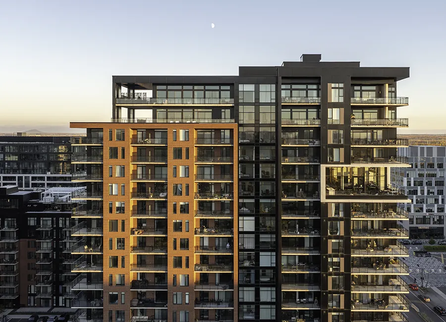 Condos Magellan Phases 1-2-3 - Vue de haut côté