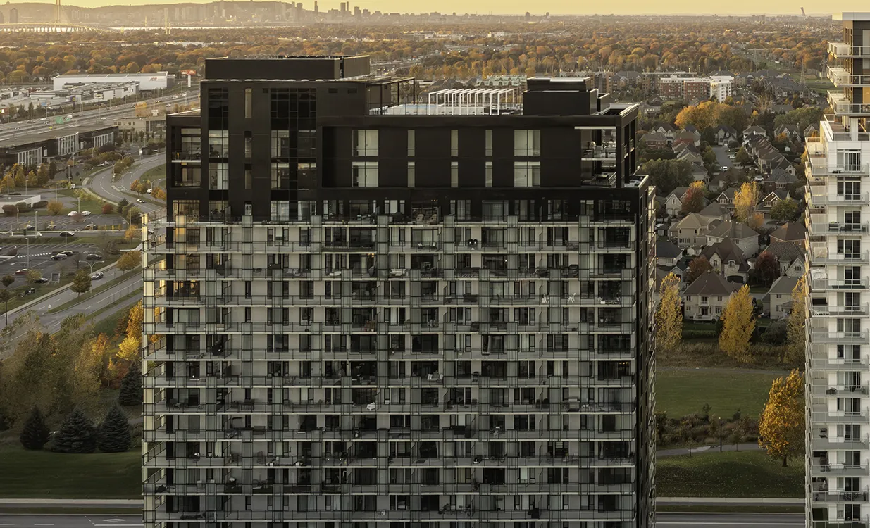 Condos Magellan Phases 1-2-3 - Côté vue de haut