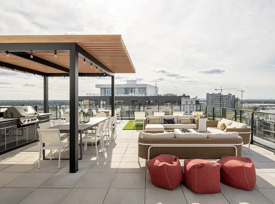 Market locatif - Terrasse au toit