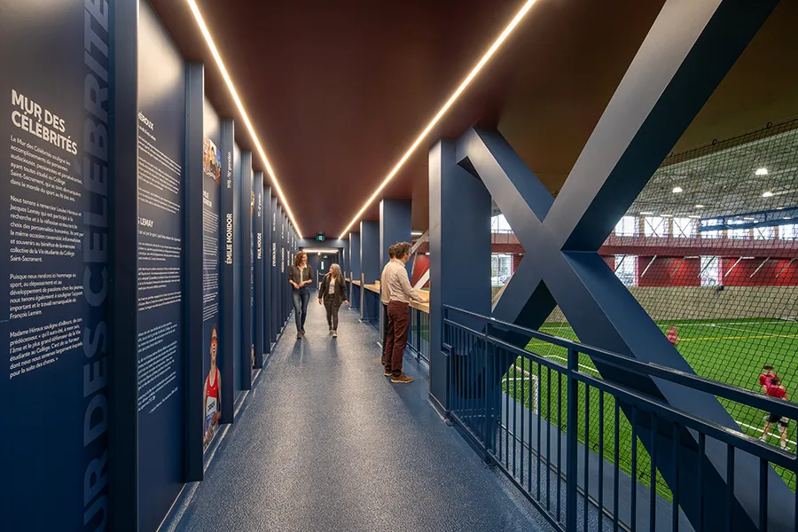 Collège Saint-Sacrement - Soccerplex - chemin