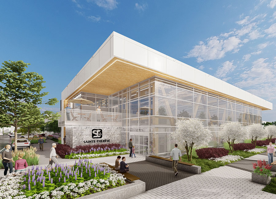 Aréna Sainte-Thérèse entrée principale