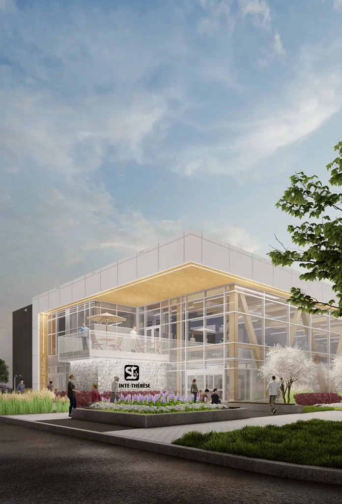 Aréna Sainte-Thérèse Devant entrée