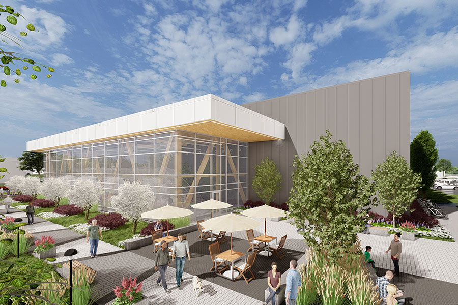 Aréna Sainte-Thérèse place publique secondaire