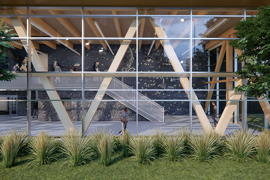 Aréna Sainte-Thérèse vue du hall